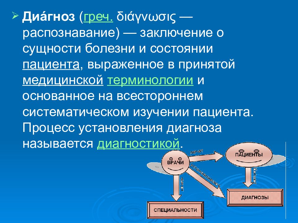 Диагностикой называют. Диагноз это в медицине. Биологическая сущность болезни. Диагноз краткое заключение о сущности заболевания?. Сущности болезней список.